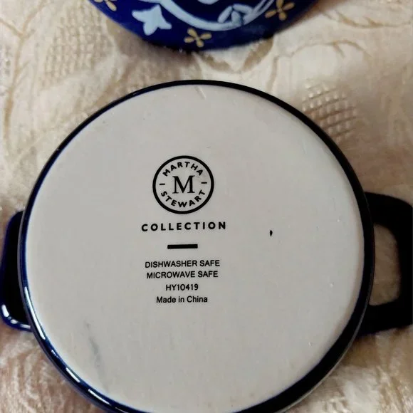 Martha Stewart Collection 1 Cocottes Small Ramekin La Dolce Vita Ceramic - Picture 6 of 8